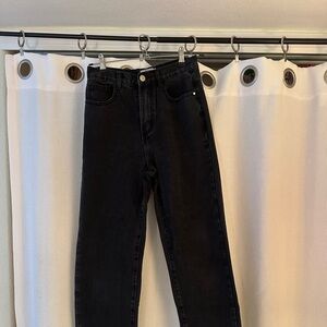 Black Flare Baggy Jeans